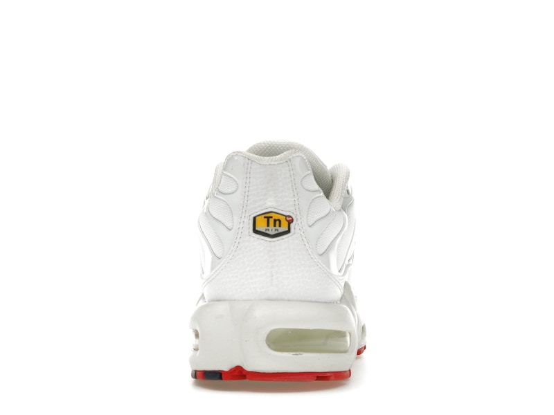 Nike Air Max Plus White University Red