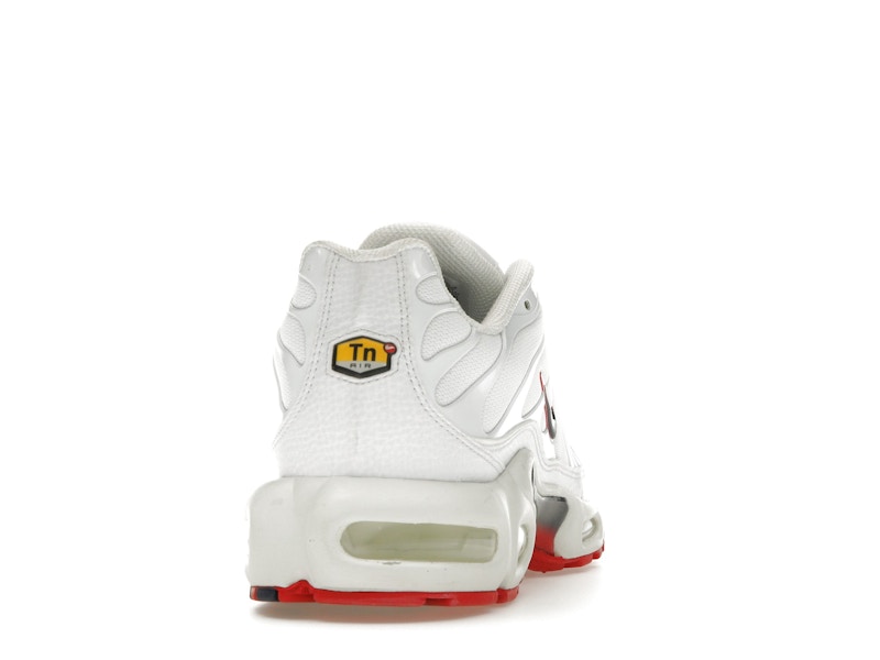 Nike Air Max Plus White University Red