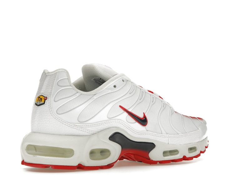 Nike Air Max Plus White University Red
