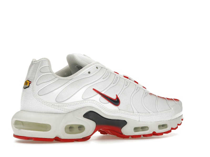 Nike Air Max Plus White University Red