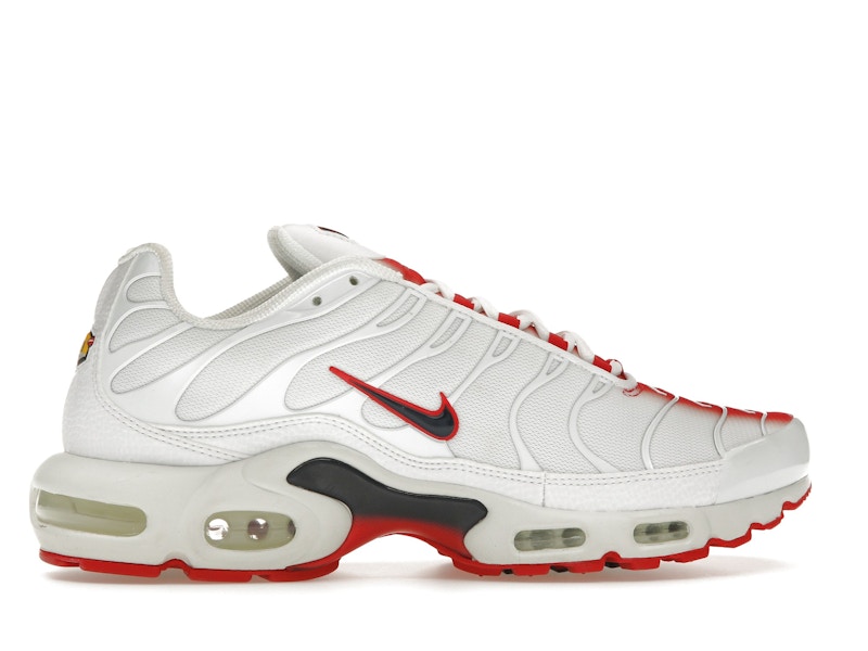 Nike Air Max Plus White University Red