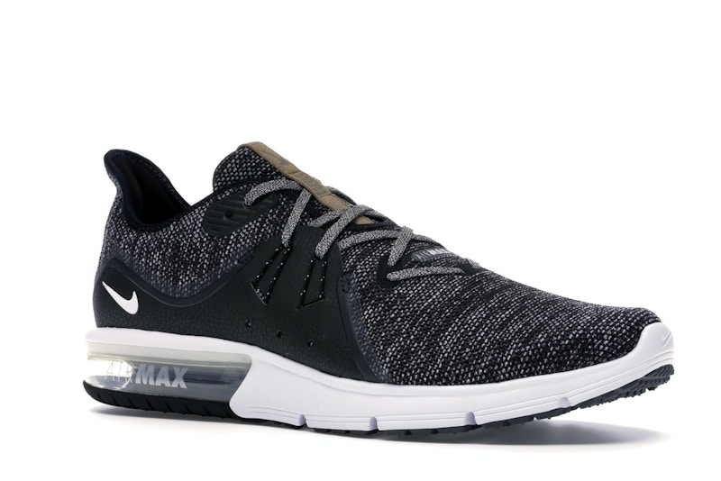 Nike air max sequent 3 black white dark grey Outlet