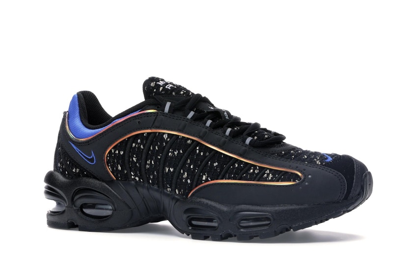 Supreme x nike air max tailwind 4 black hyper cobalt Clearance