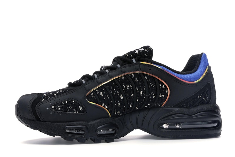 Supreme x nike air max tailwind 4 black hyper cobalt Clearance