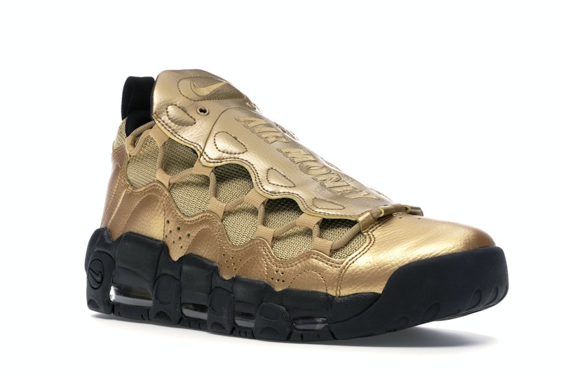 Detroit Mall Nike Air More Money University Red Metallic Gold GS ...