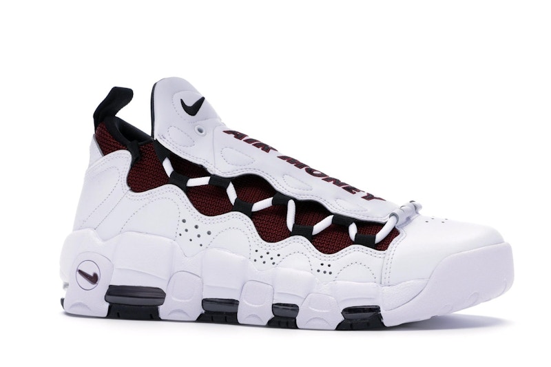 Nike air more money white black team red clearance