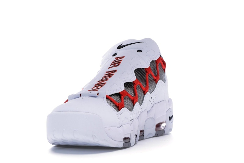Nike Air More Money White Habanero Red