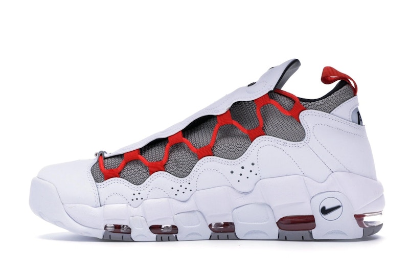 Nike Air More Money White Habanero Red