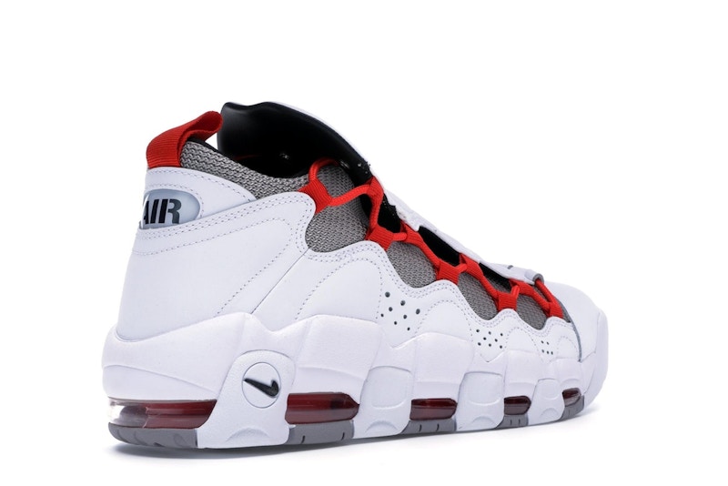 Nike Air More Money White Habanero Red