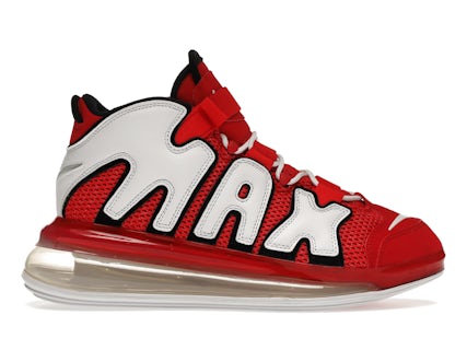 Nike Air More Uptempo 720 University Red White Black Men's