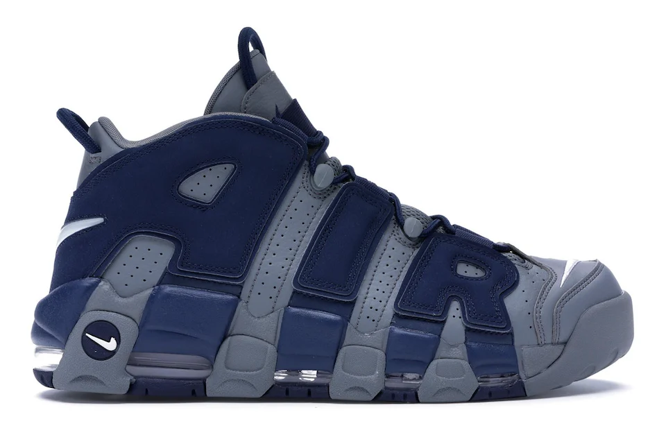 Nike Air More Uptempo Cool Grey Midnight Navy 0