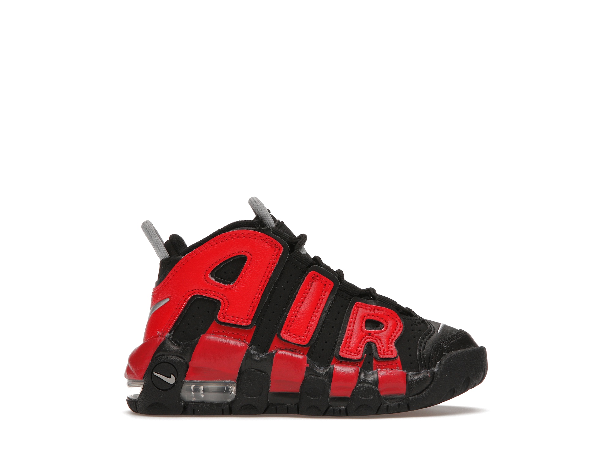 Nike Air More Uptempo Alternates Black Varsity Red (PS) キッズ ...