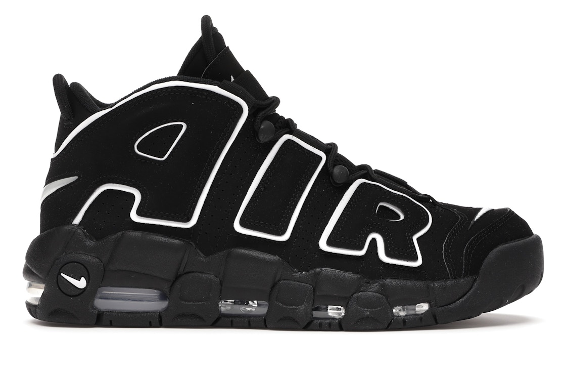Nike Air More Uptempo Black White 16 002 Nike Air More Uptempo Black White 16 002