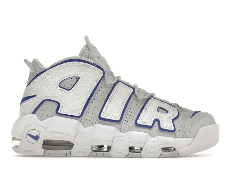 Nike uptempo blu e bianche sales