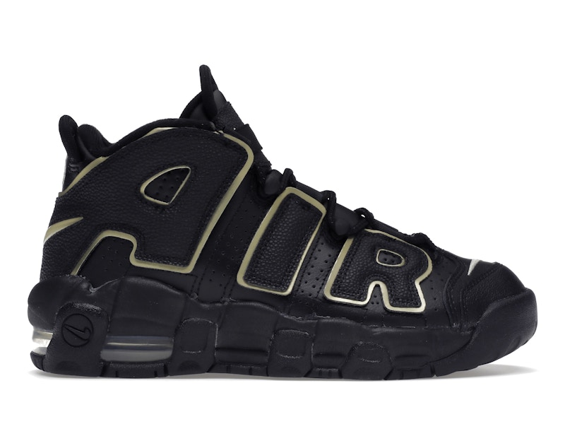 Nike air more sales uptempo black white gs