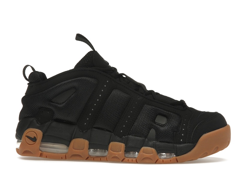 Nike Air More Uptempo Low Black Gum