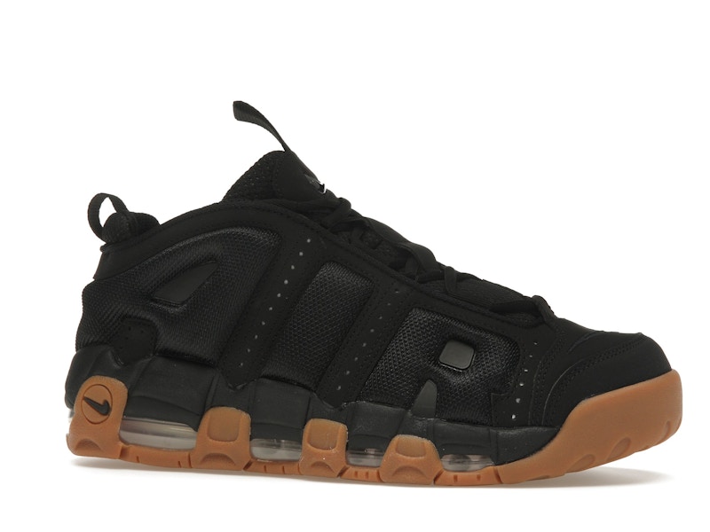 Nike Air More Uptempo Low Black Gum