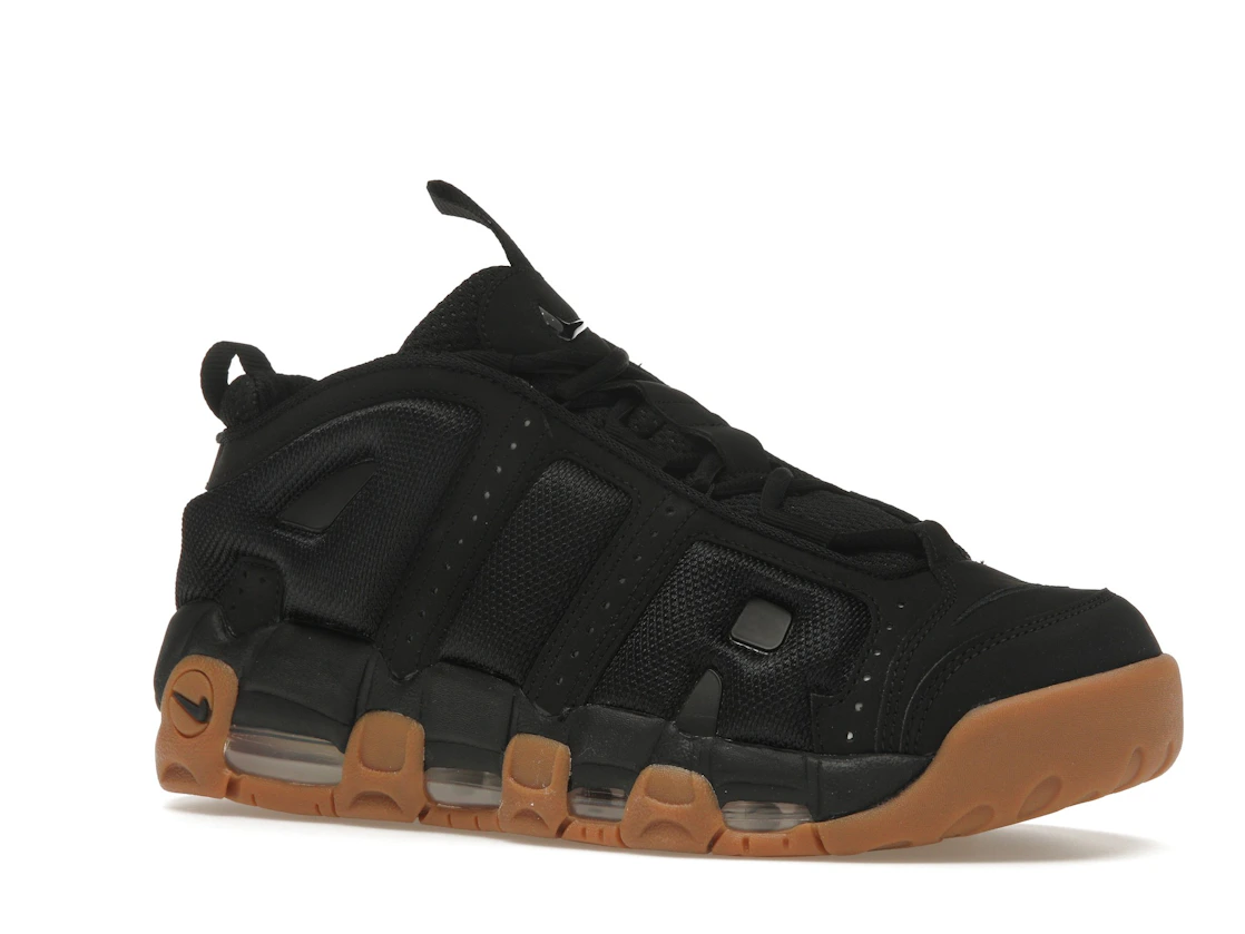 Nike Air More Uptempo Low Black Gum