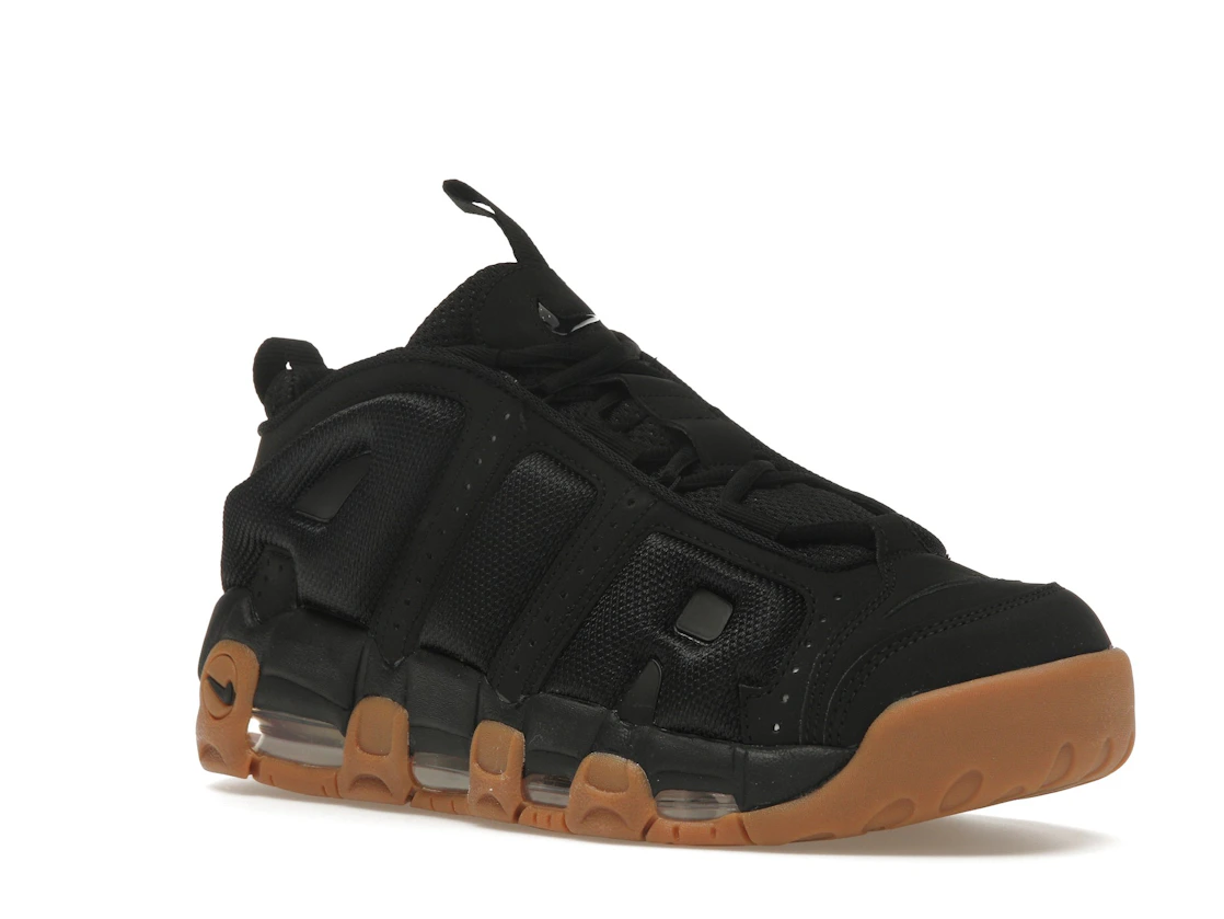 Nike Air More Uptempo Low Black Gum
