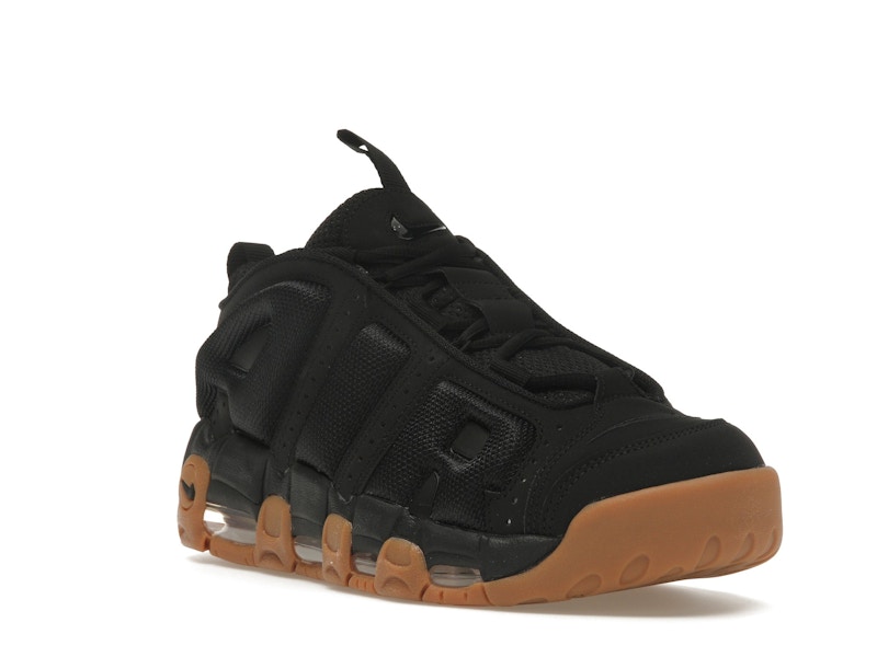 Nike Air More Uptempo Low Black Gum