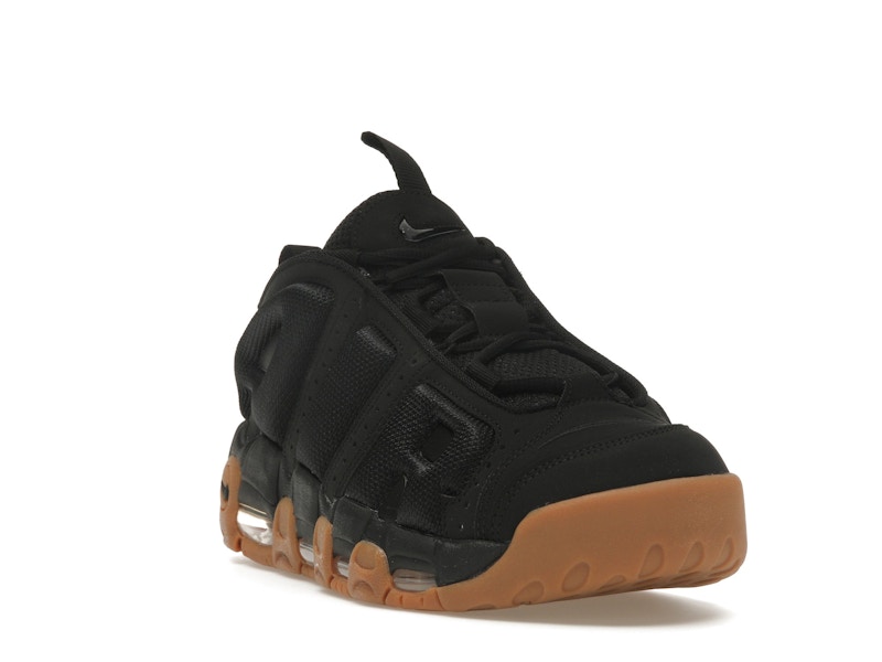 Nike Air More Uptempo Low Black Gum