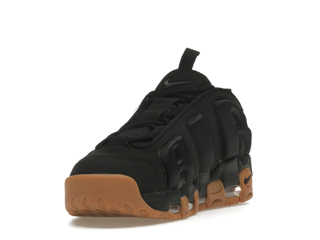 Nike Air More Uptempo Low Black Gum