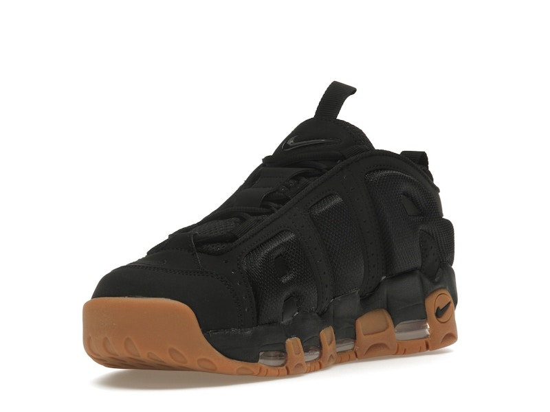 Nike Air More Uptempo Low Black Gum