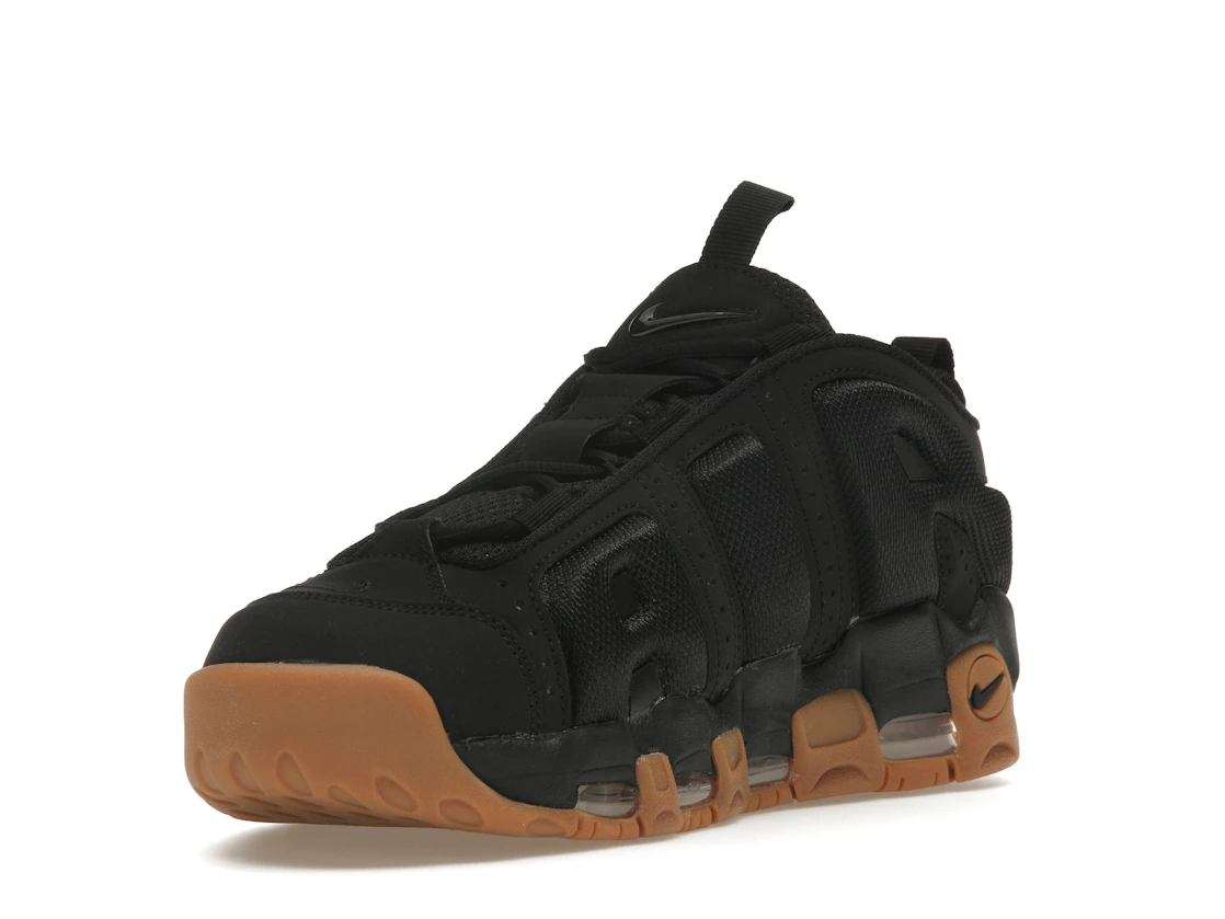 Nike Air More Uptempo Low Black Gum