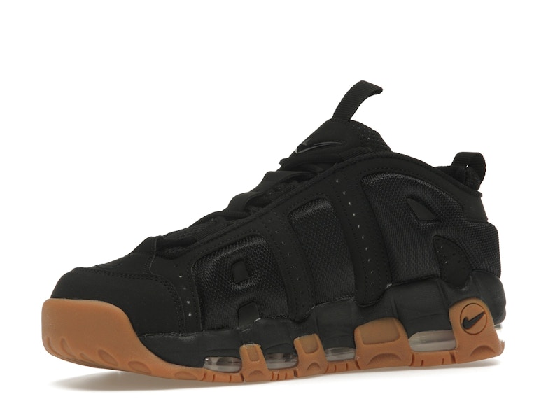 Nike Air More Uptempo Low Black Gum