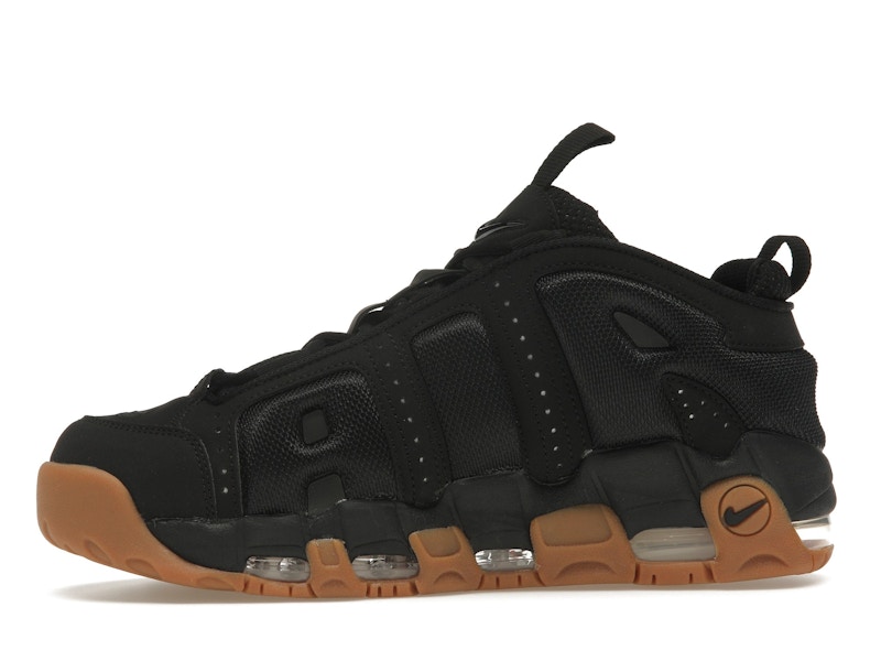 Nike Air More Uptempo Low Black Gum