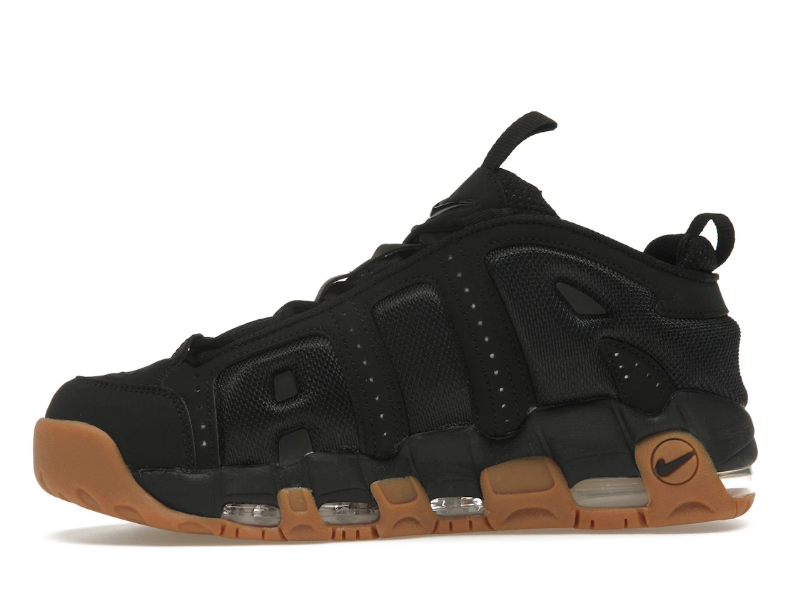Nike Air More Uptempo Low Black Gum