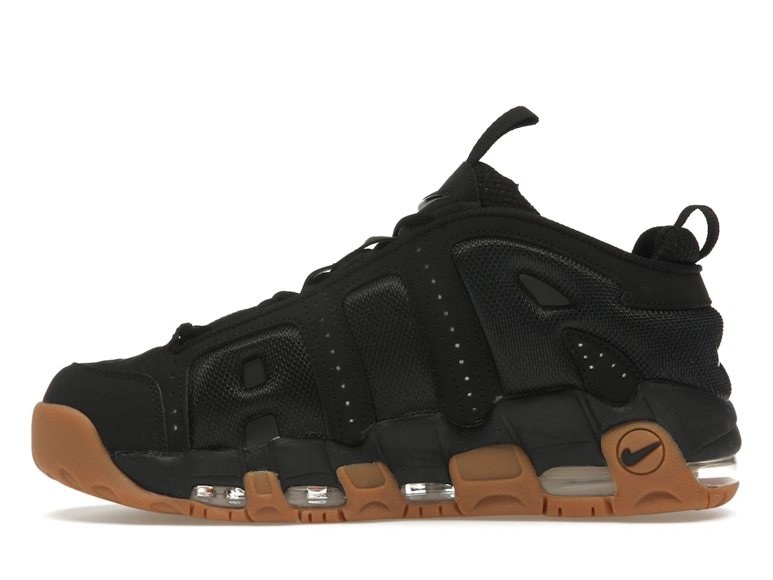 Nike Air More Uptempo Low Black Gum