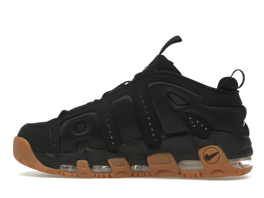 Nike Air More Uptempo Low Black Gum