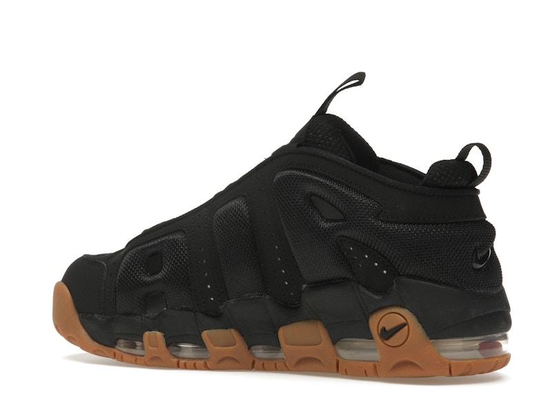 Nike Air More Uptempo Low Black Gum