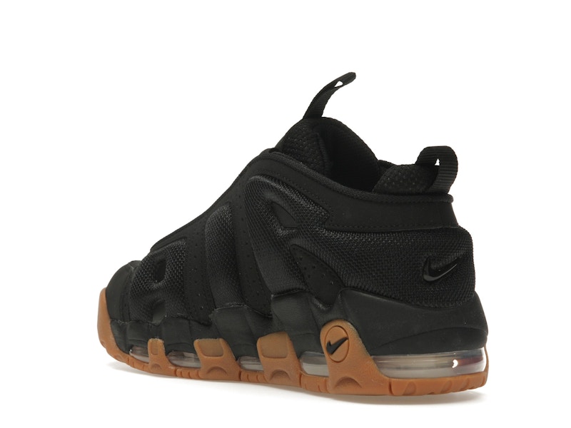 Nike Air More Uptempo Low Black Gum