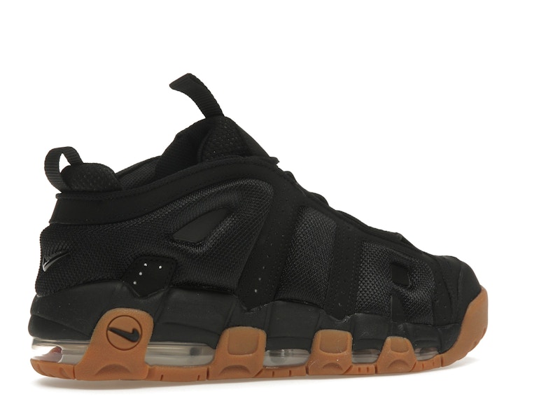 Nike Air More Uptempo Low Black Gum