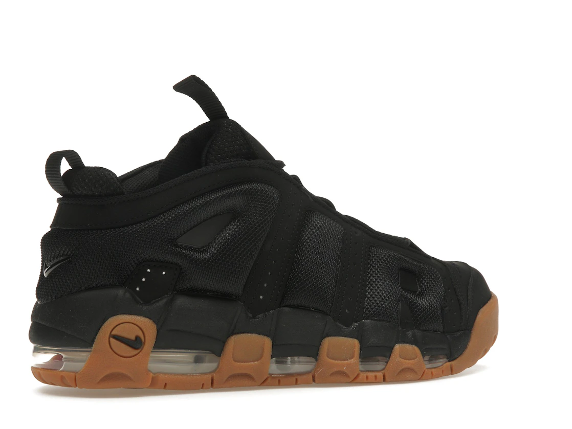 Nike Air More Uptempo Low Black Gum