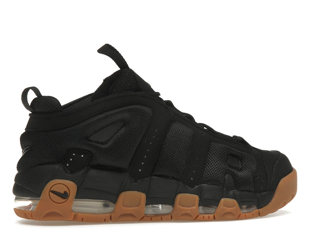 Nike Air More Uptempo Low Black Gum