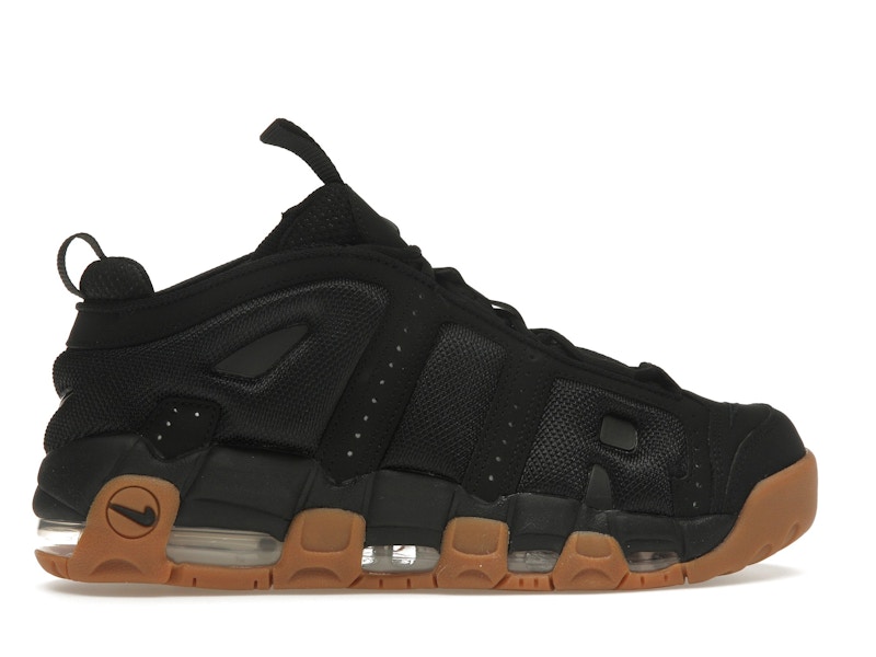 Nike Air More Uptempo Low Black Gum