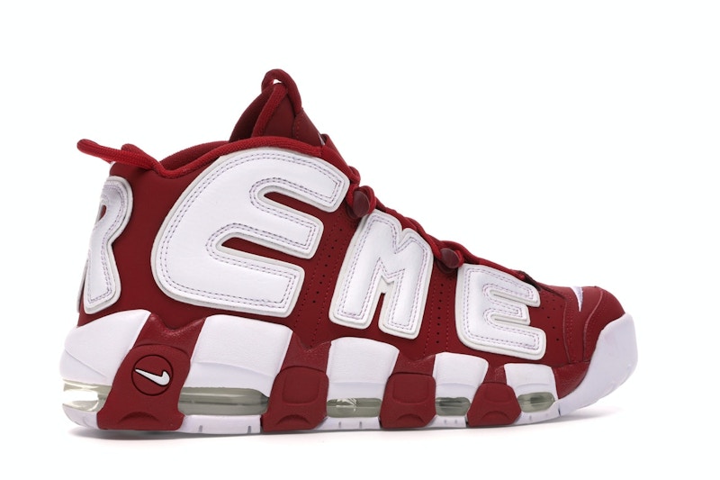 Nike uptempo supreme red