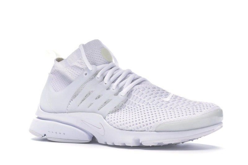 Nike air presto ultra flyknit white clearance