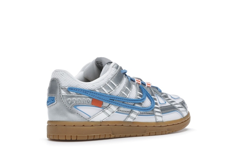rubber dunk off white university blue stockx