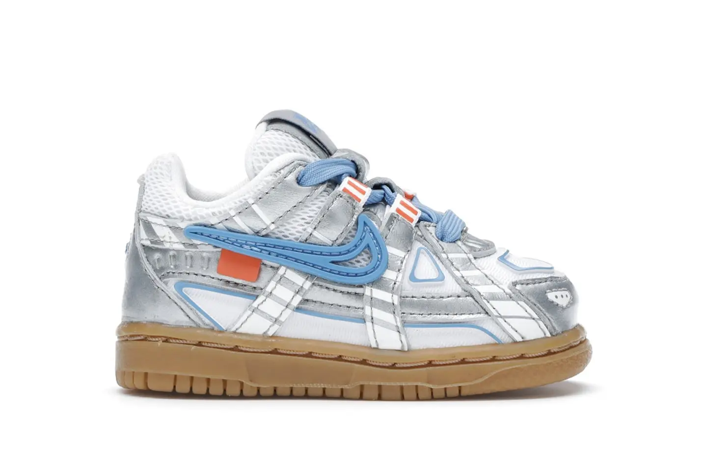 Nike Air Rubber Dunk Off-White University Blue (TD) Toddler - CW7444-100 - US