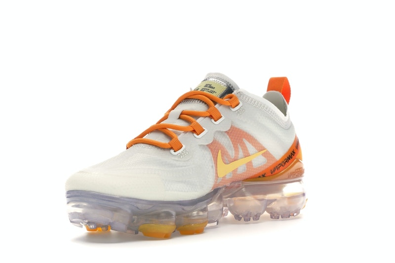 Nike Air VaporMax 2019 White Orange Peel (Women's)