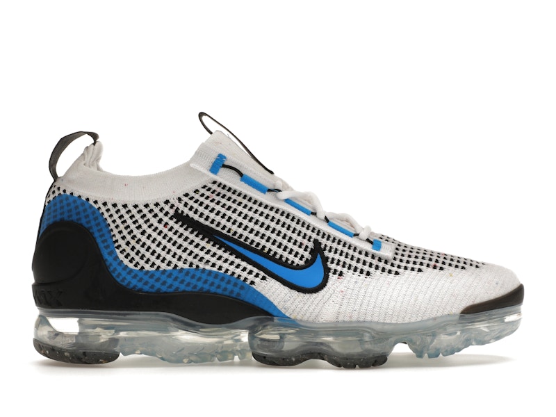 Nike Air VaporMax 2021 Flyknit White Black Photo Blue Men s DM0025 100 GB