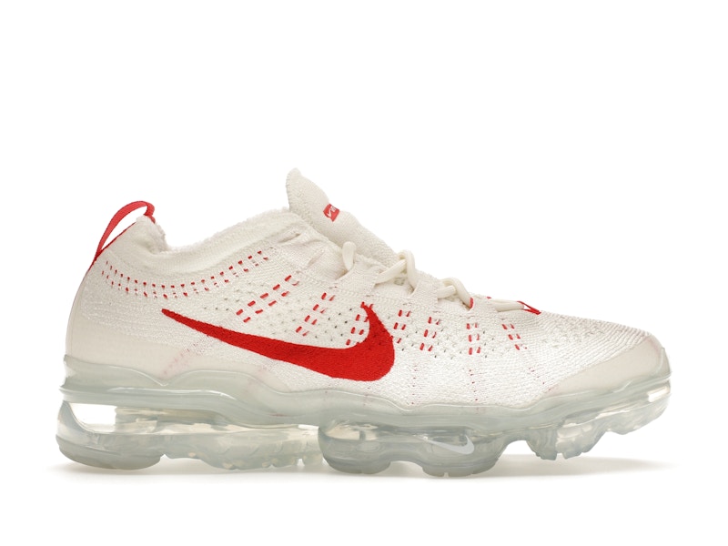 Nike Air VaporMax 2023 Flyknit Sail Track Red Women s DV6840 102 US