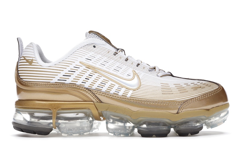 Gold and white vapormax outlet