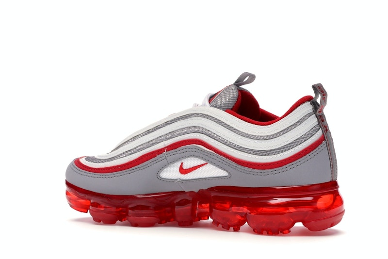 Black and red vapormax 97