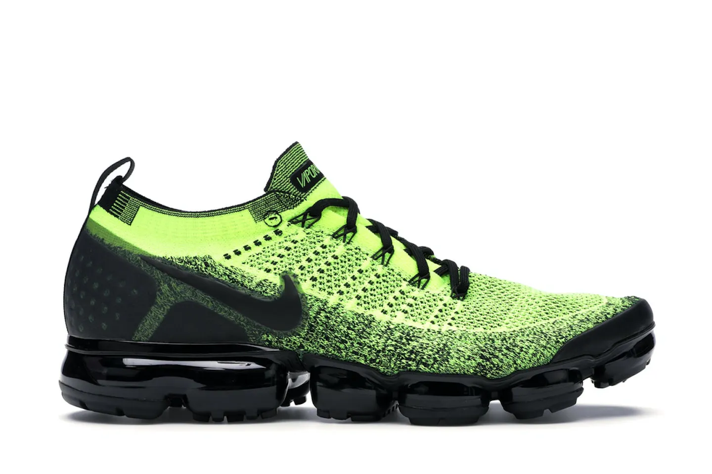 Nike Air VaporMax Flyknit 2 Volt Black - 942842-701