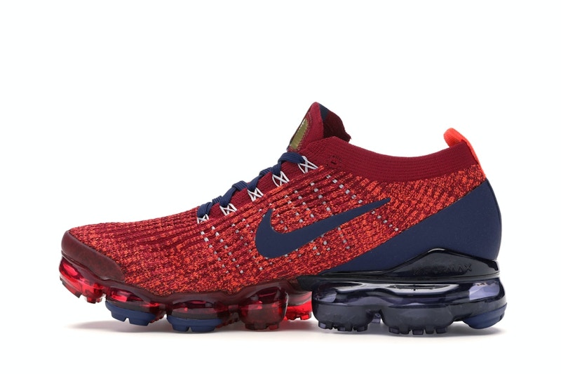 Red and blue vapormax flyknit Clearance